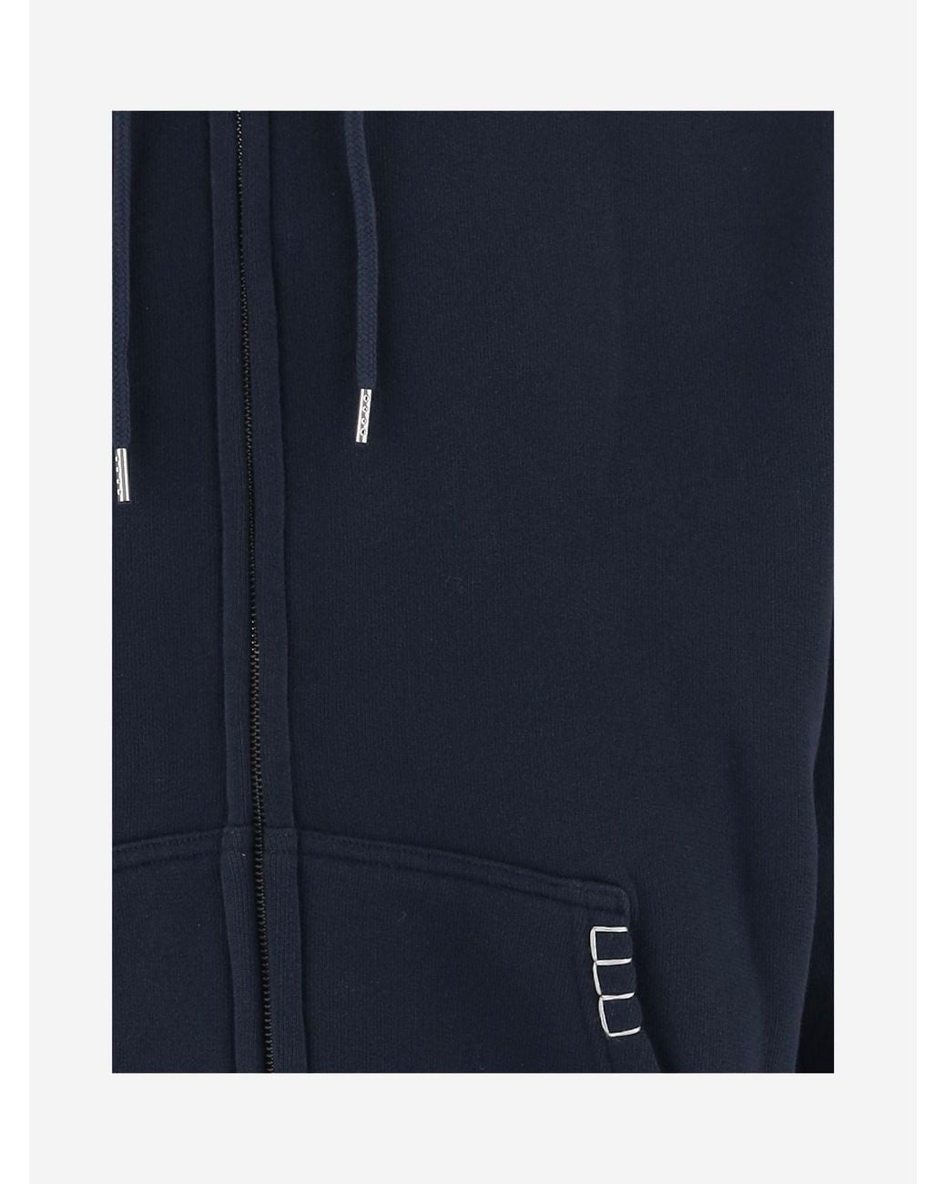 J.W. Anderson Blue Cotton Hooded Sweatshirt Sweatshirts