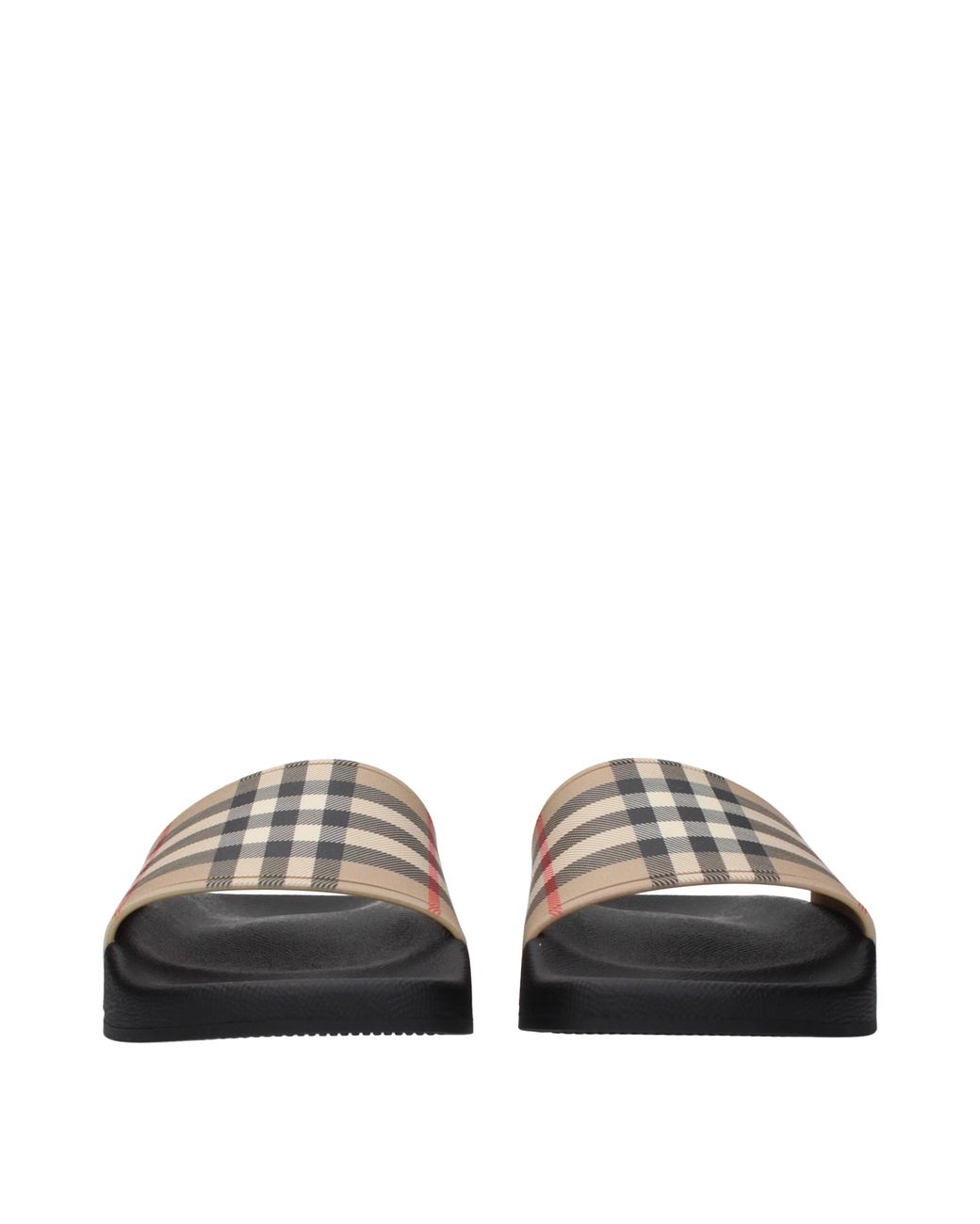 Burberry Brown Sandals And Clogs Rubber