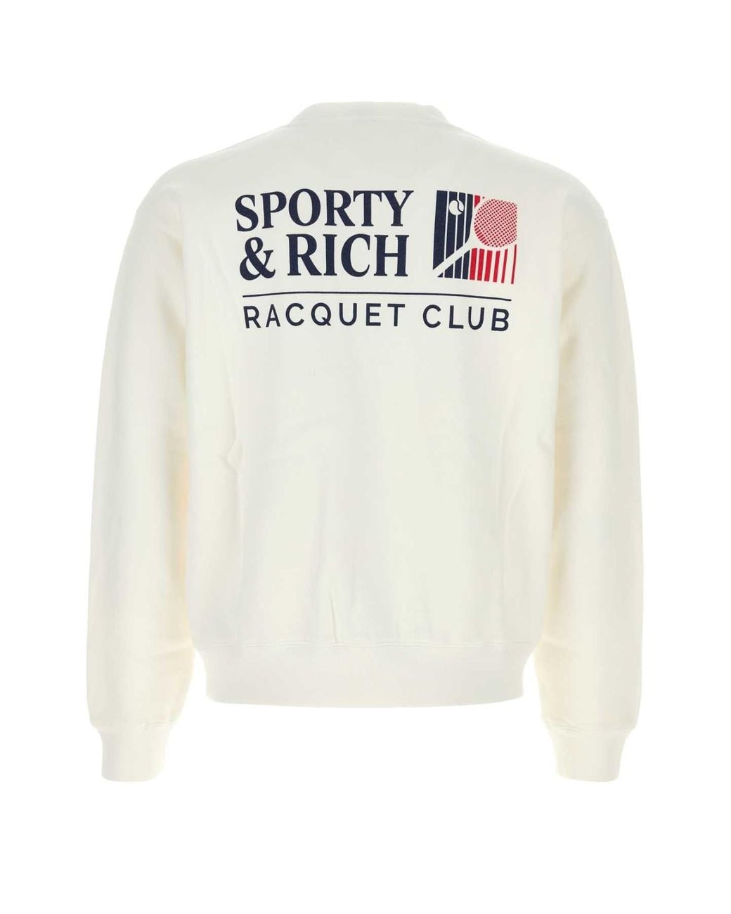 Sporty & Rich White Promo Crewneck for men