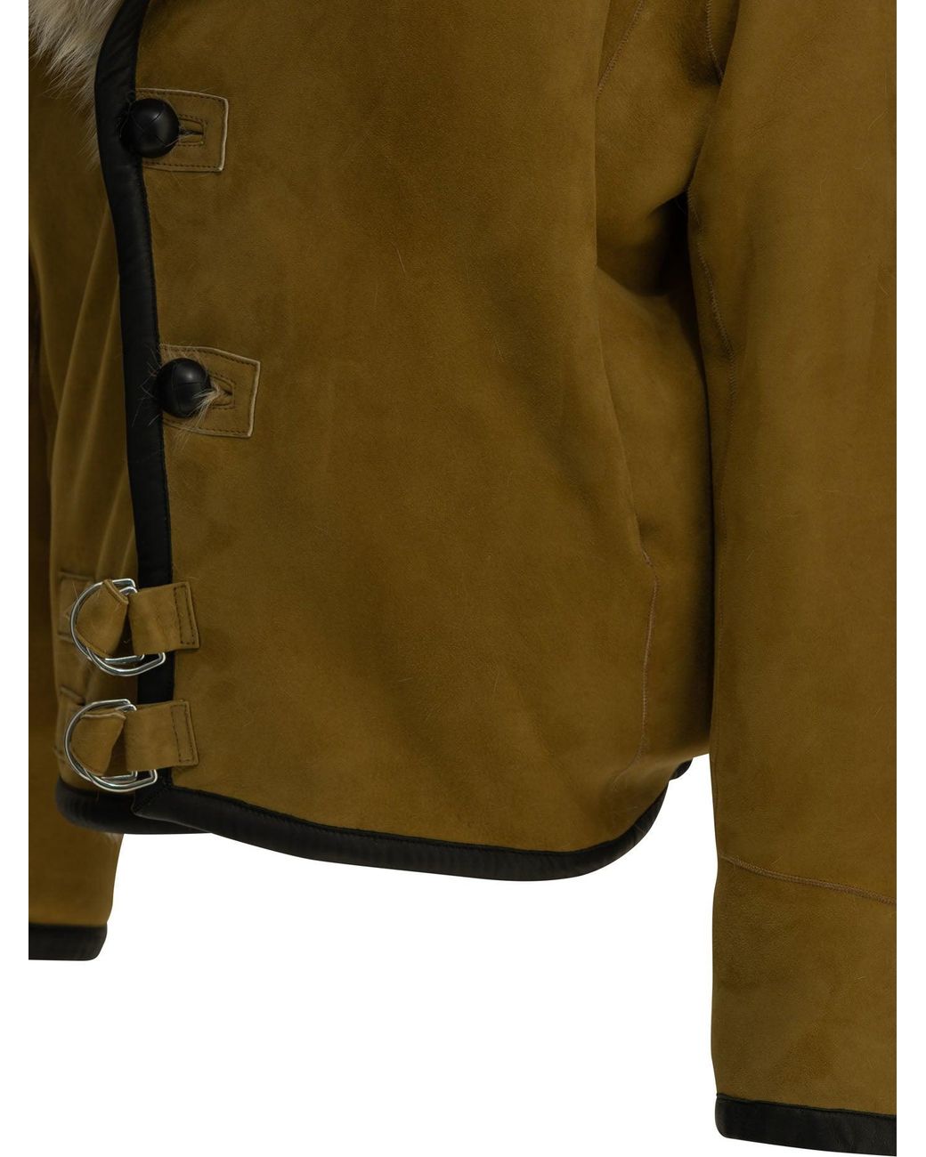Isabel Marant Green "Roama" Shearling Jacket