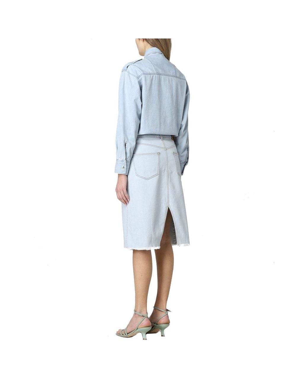 Stella McCartney Blue Shirt Dress