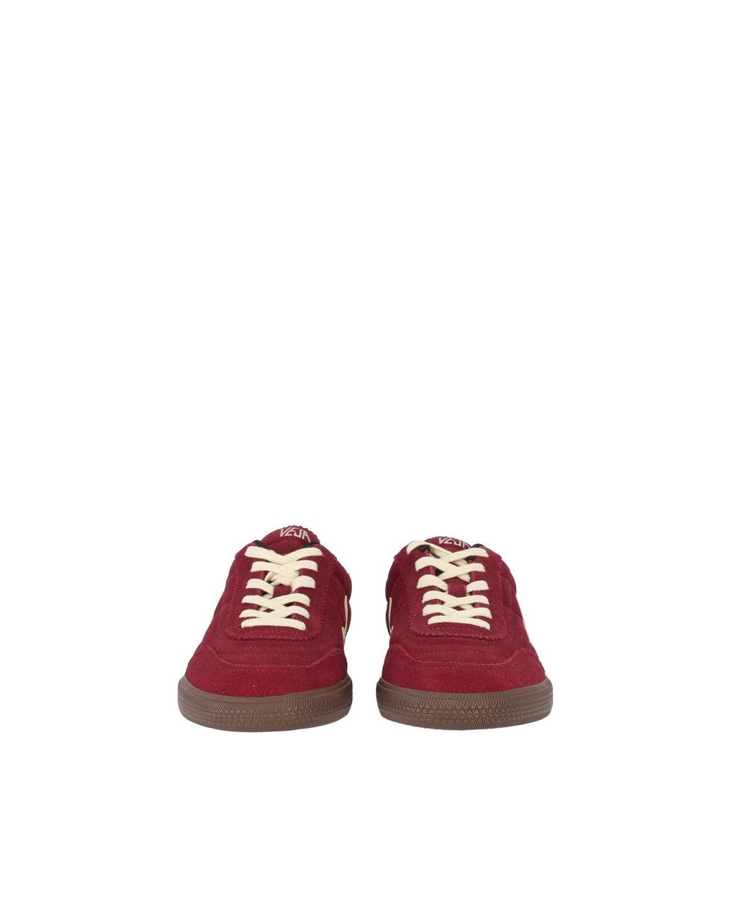 Veja Red Grenat Panenka Suede Low-Top Sneakers