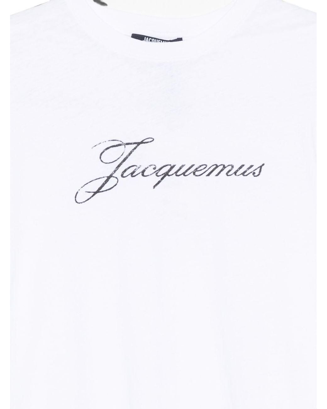 Jacquemus White Logo Cotton T Shirt