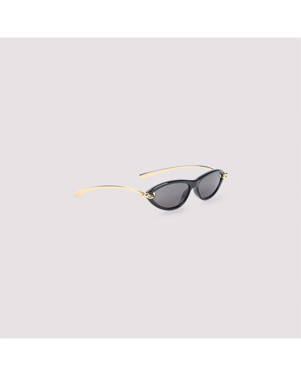 Bottega Veneta Metallic Knot Cat Eye Sunglasses