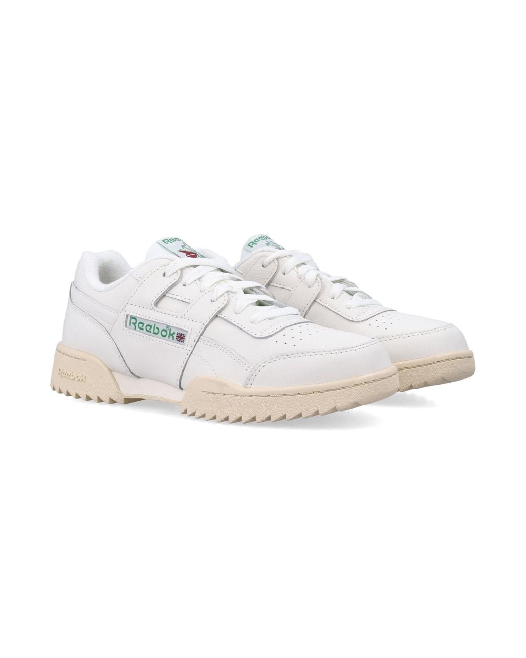 Reebok White Classic Leather Sneaker