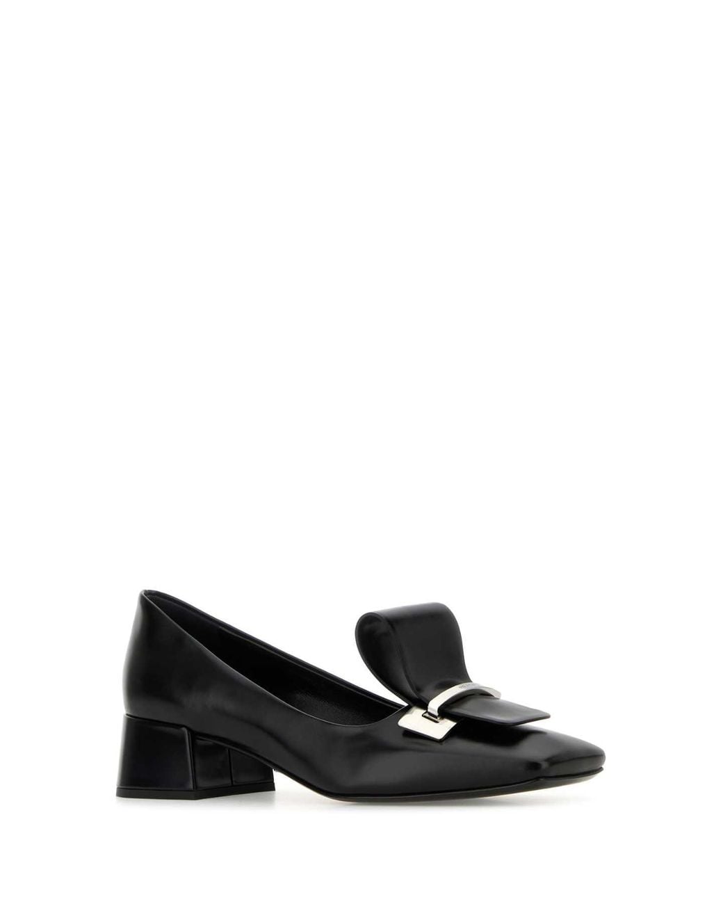 Prada Black Leather Pumps