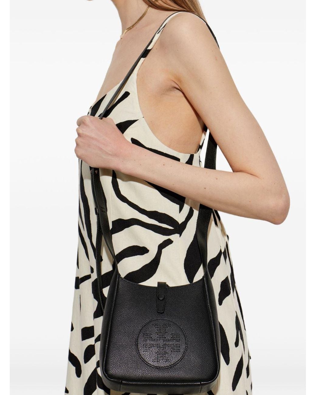 Tory Burch Black Miller Leather Hobo Bag