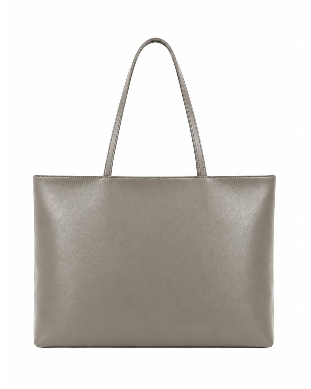 LA ROSE Gray Tote Bag Grigio