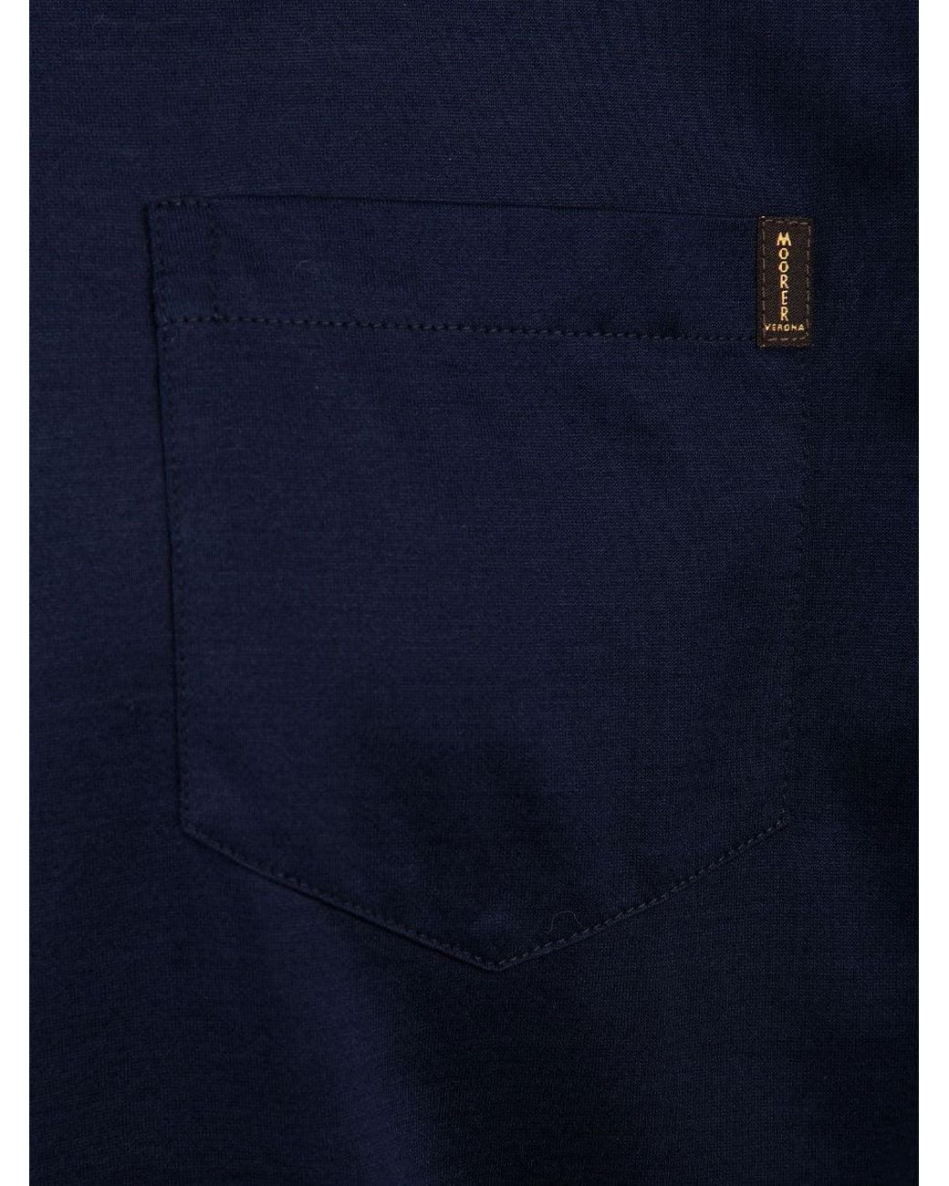 Moorer Blue T Shirts And Polos for men
