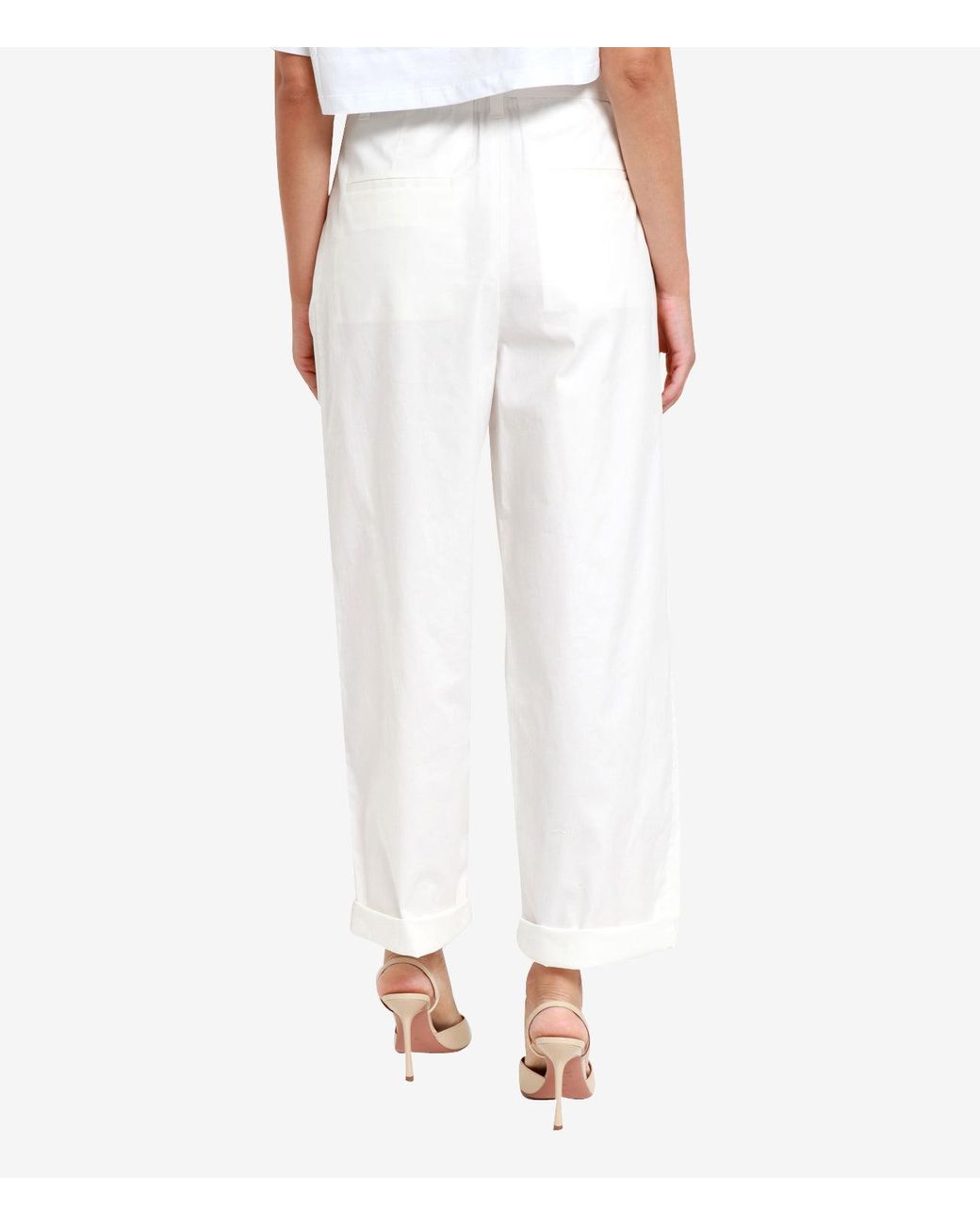 MSGM Broek Wit in het White
