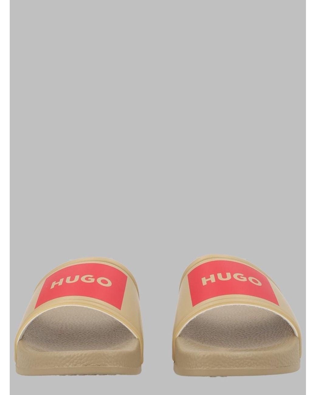 HUGO Pink Slides Synthetic Shoe
