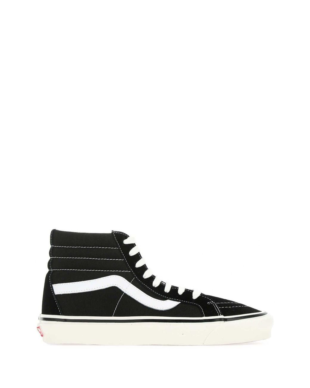 Vans Black Canvas Sk8-Hi Sneakers