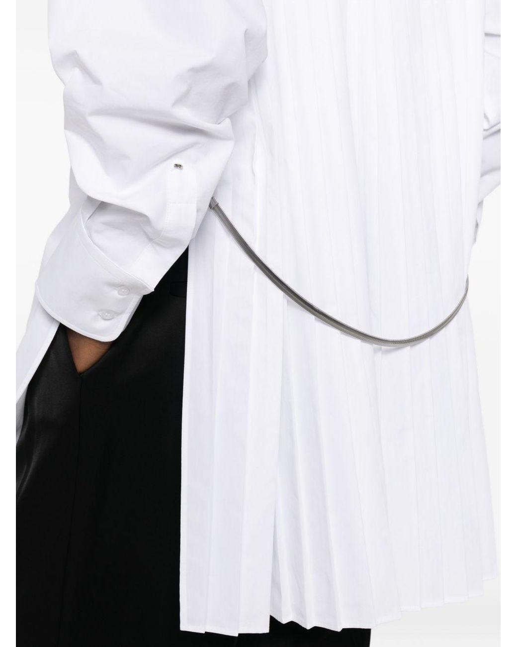 SPORTMAX PRE White Cotton Blend Shirt