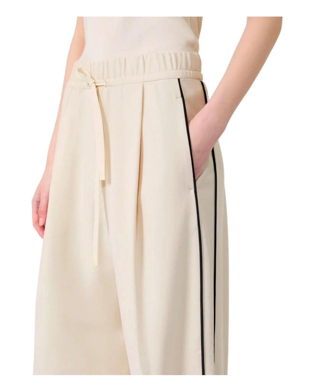 Weekend by Maxmara White Godezia Trousers