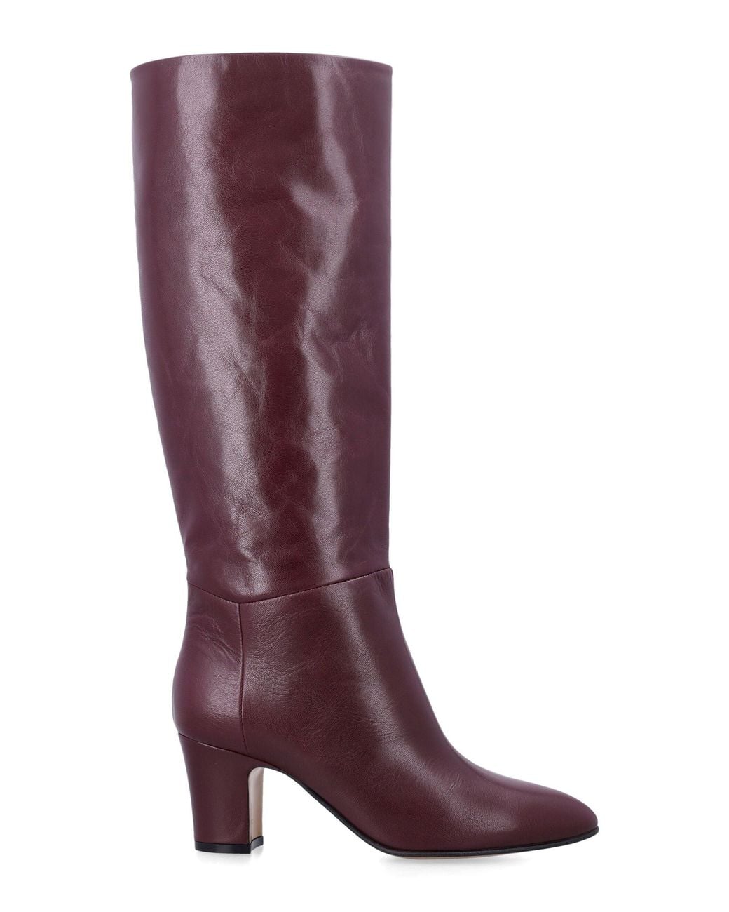Alberta Ferretti Purple Alberta Ferretti Leather Knee Boots