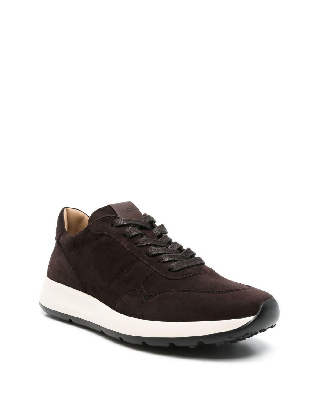 Tod's Black Dot Suede Leather Sneakers for men