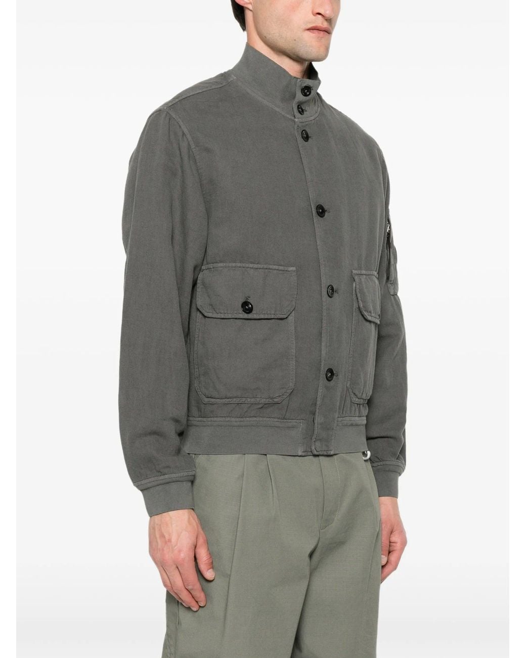 C P Company Gray Outerwear Medium Jacket