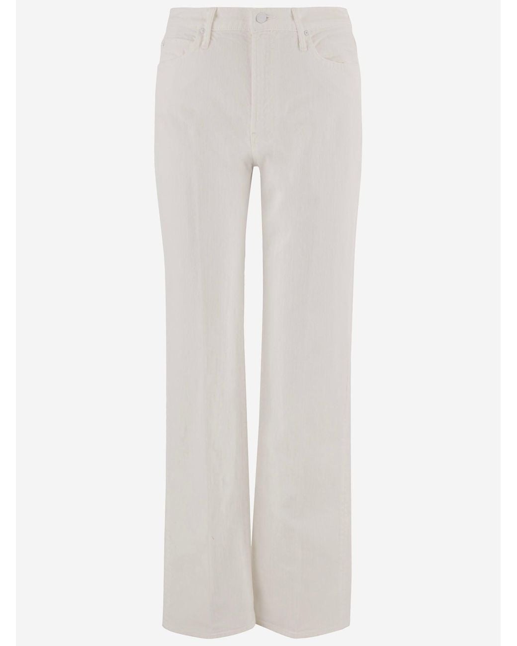 Mother White Jeans Stretch Cotton