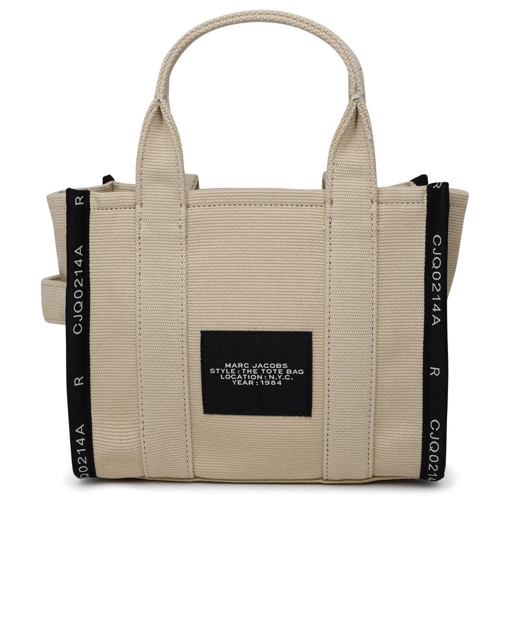 Marc Jacobs Natural Small Cotton Jacquard Bag