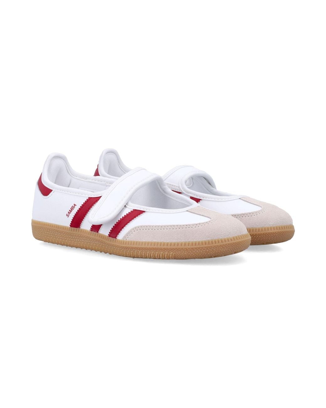 Adidas Originals Pink Girls Samba Strap Sneakers
