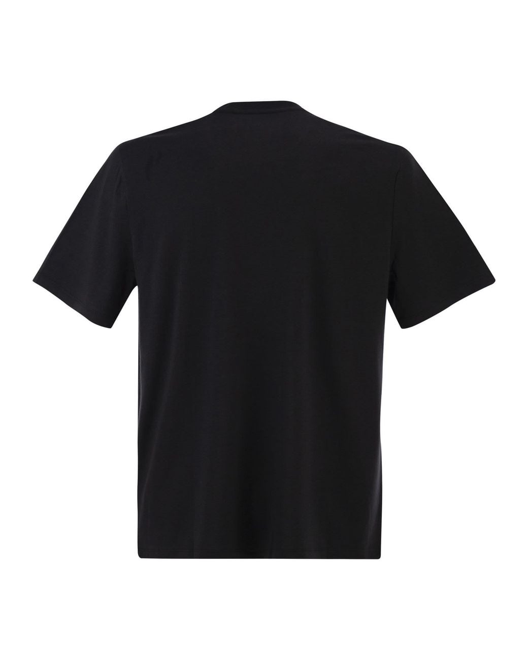Majestic Black Lyocell And Organic Cotton T Shirt