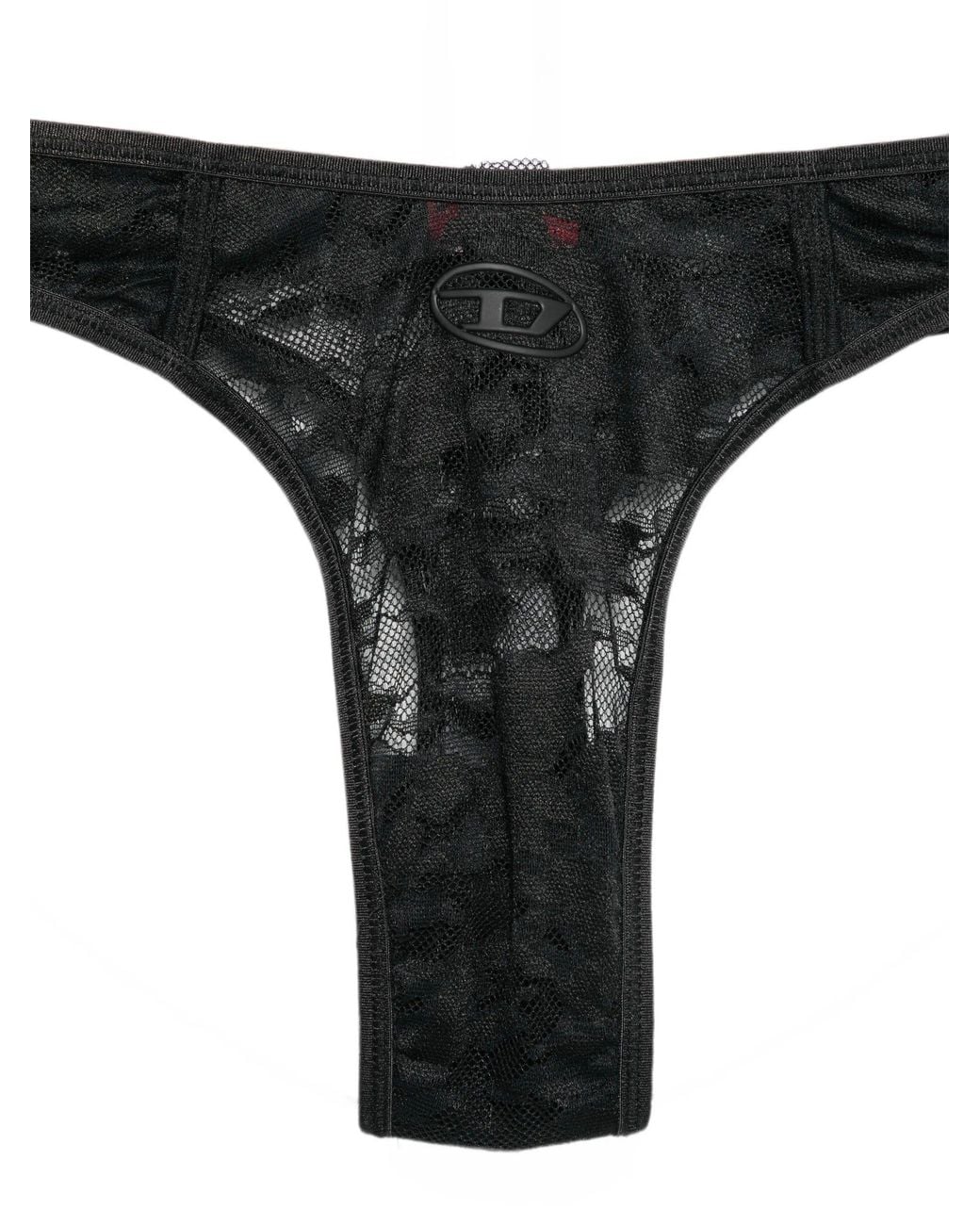 DIESEL Black Micro-Punchy-Utlt Perizoma