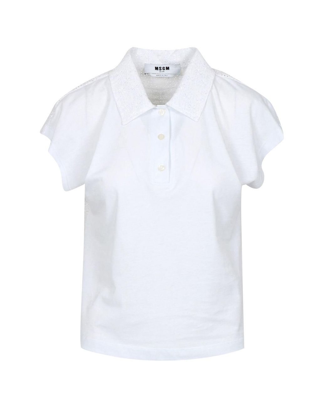 MSGM T-shirts En Polo's Wit in het White