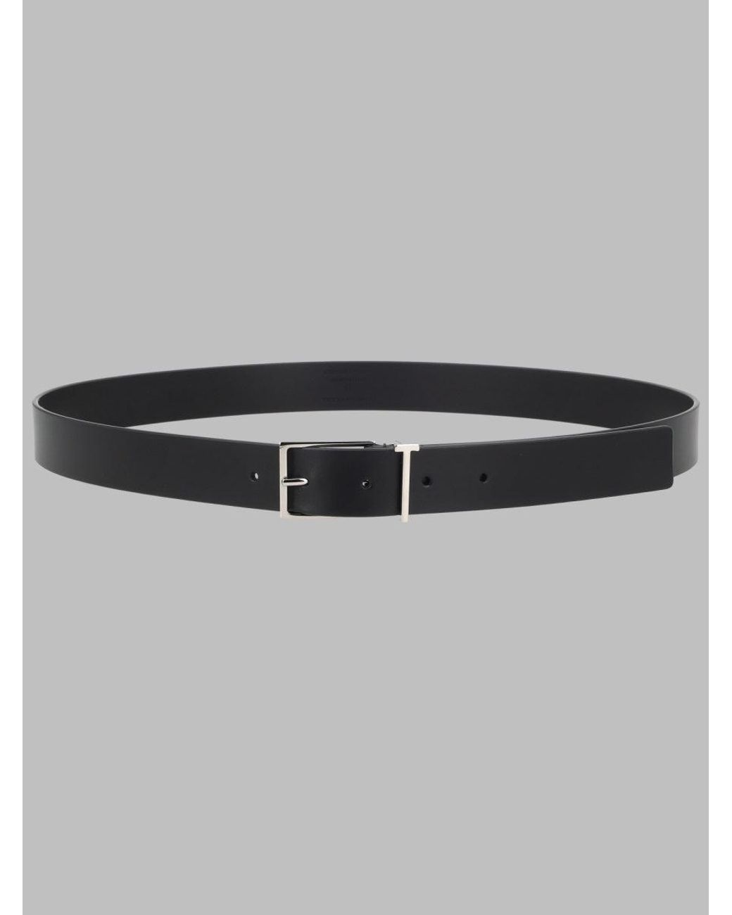 Tom Ford Gray Leather Belt Calf for men