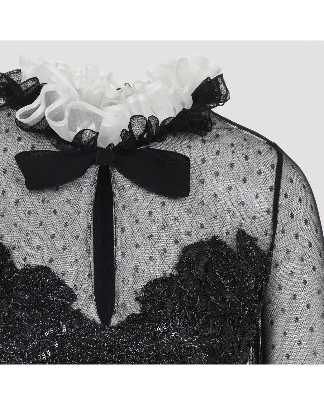 Giambattista Valli Black Mini Dress