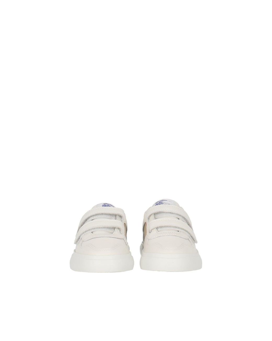 Burberry White Inf Vulcansed Trainr