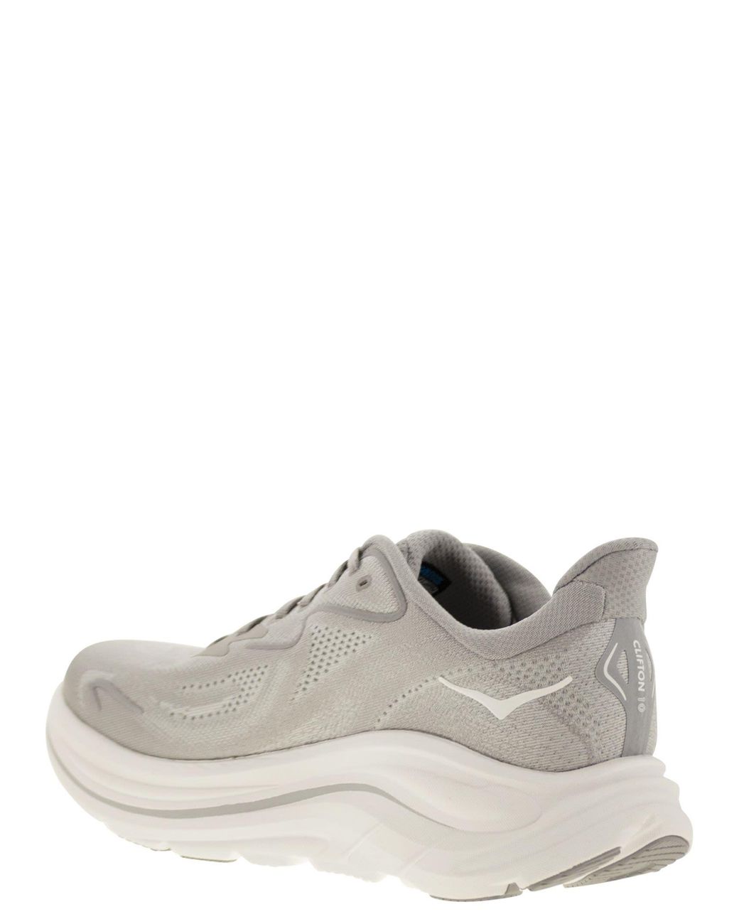 Hoka One One White Clifton 10 for men