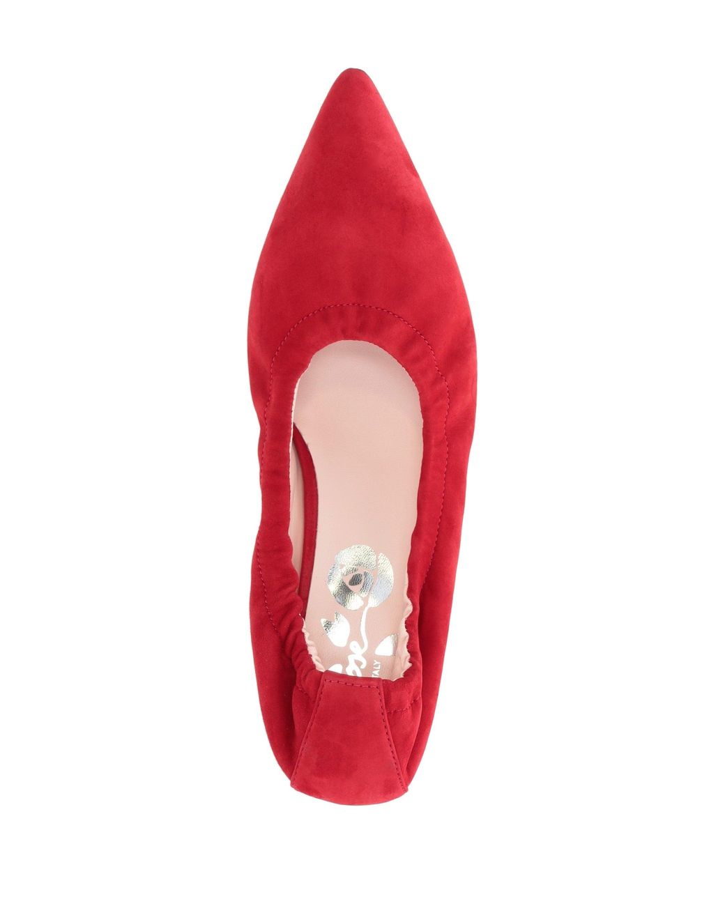 LA ROSE Red Decollete' Elast Camoscio