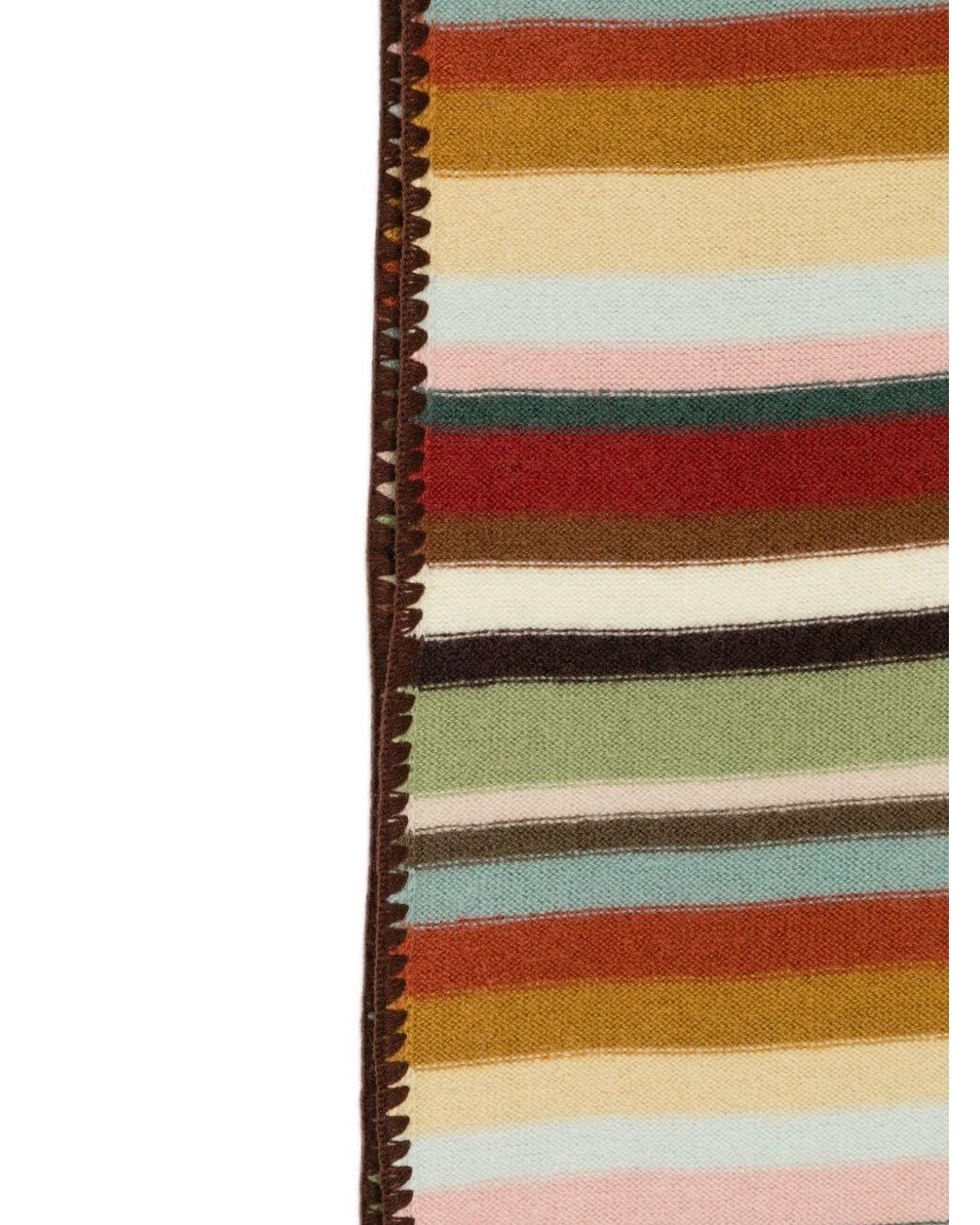 Paul Smith White Wool Scarf