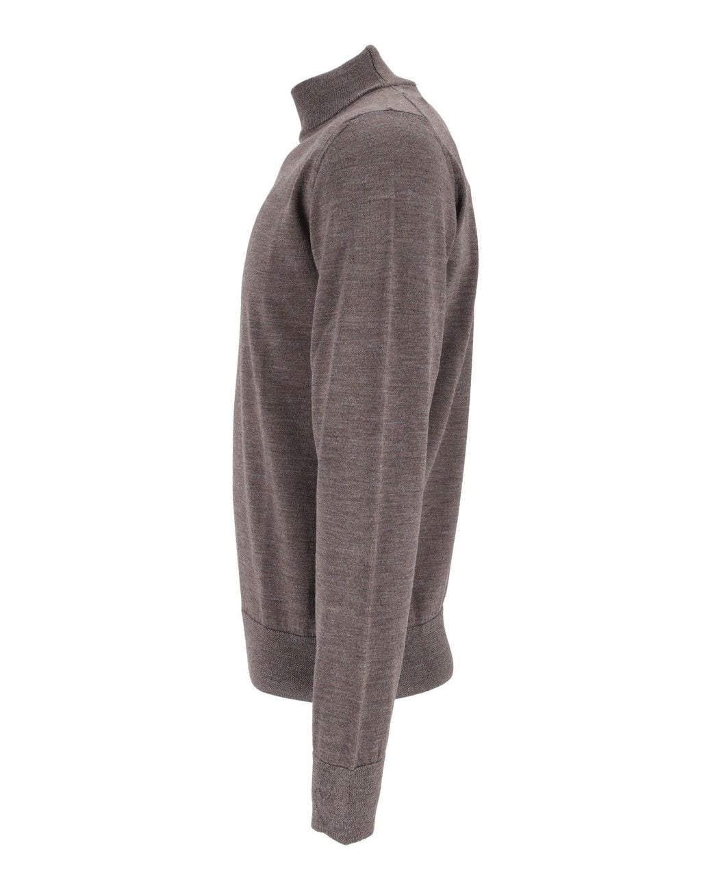 Ballantyne Gray Half T Neck Pullover