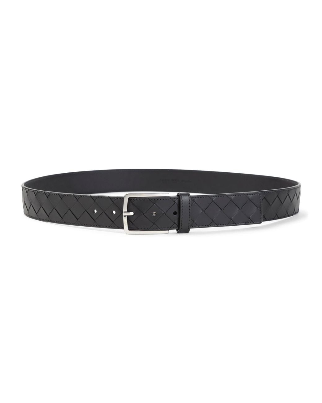 Bottega Veneta Black Intrecciato Belt