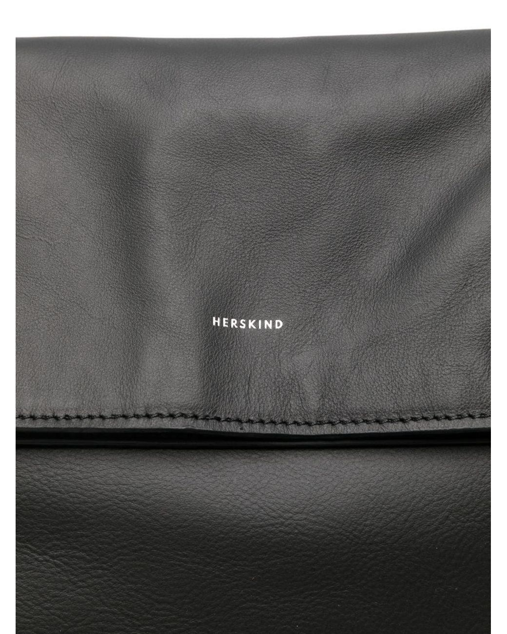 Herskind Black Sofia Leder-Einkaufstasche