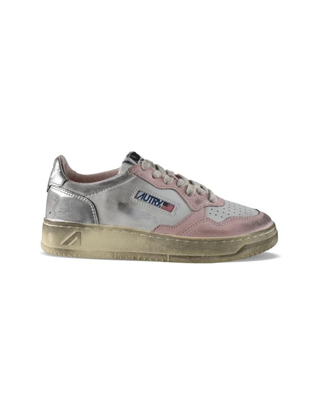 Autry White Super Vintage Sneakers