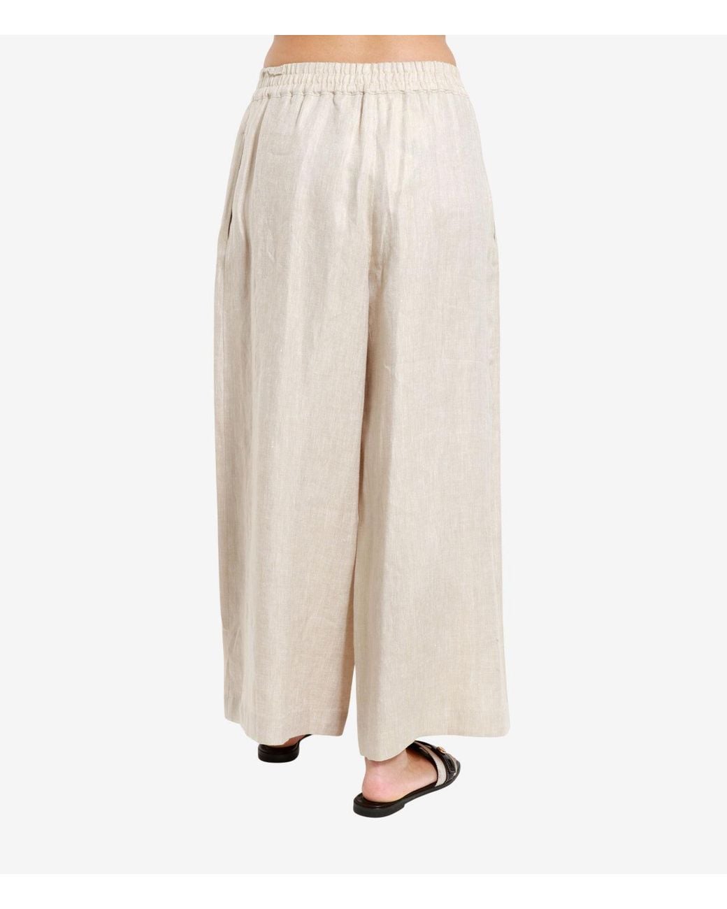 Weekend by Maxmara Broek Ecru in het White