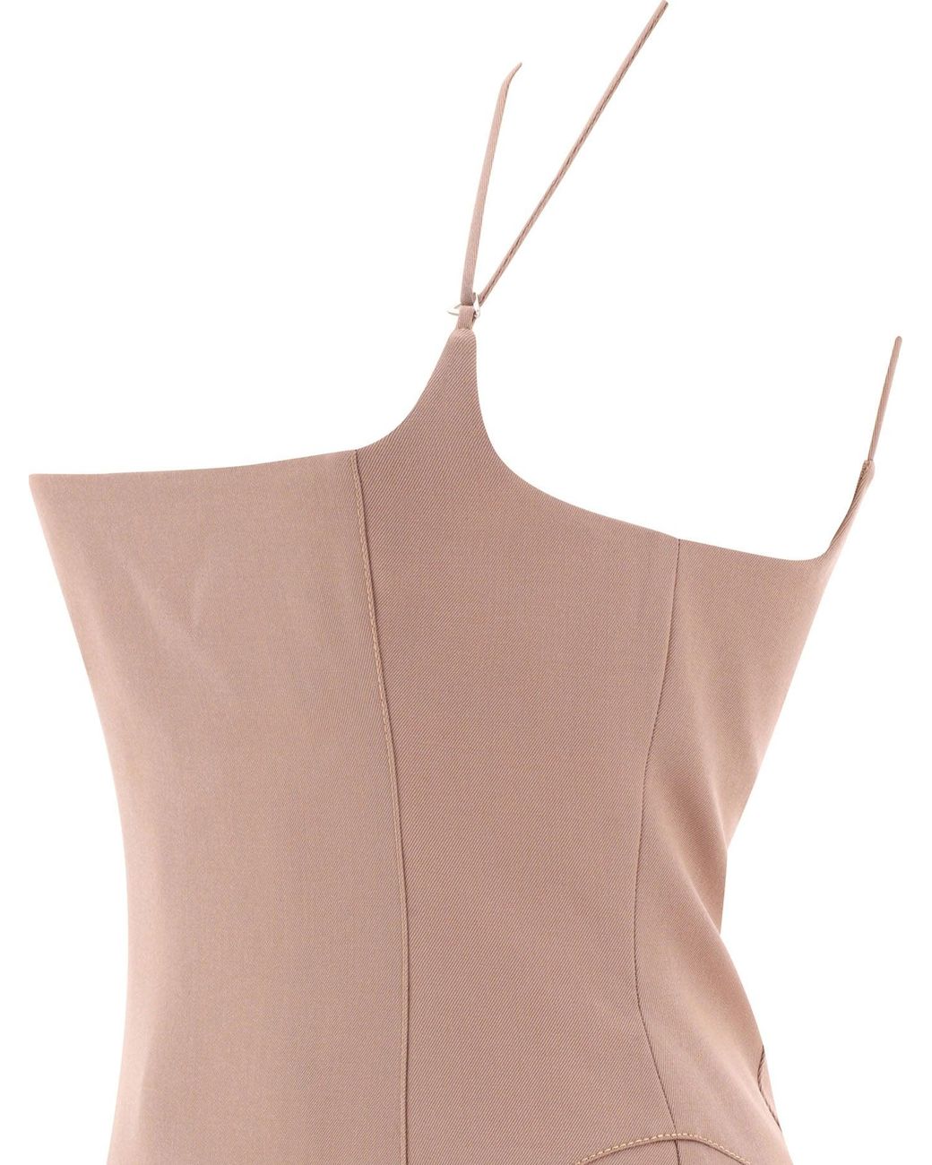 El vestido de Midi de Attico Gabardine The Attico de color White