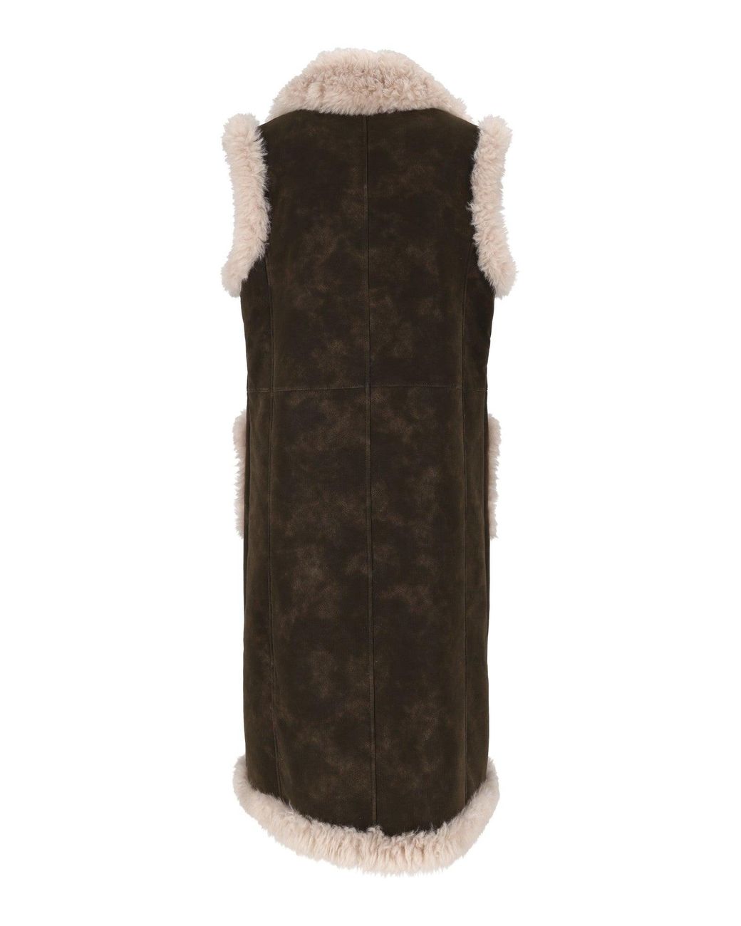 Bully Multicolor Fake Fur Waistcoat