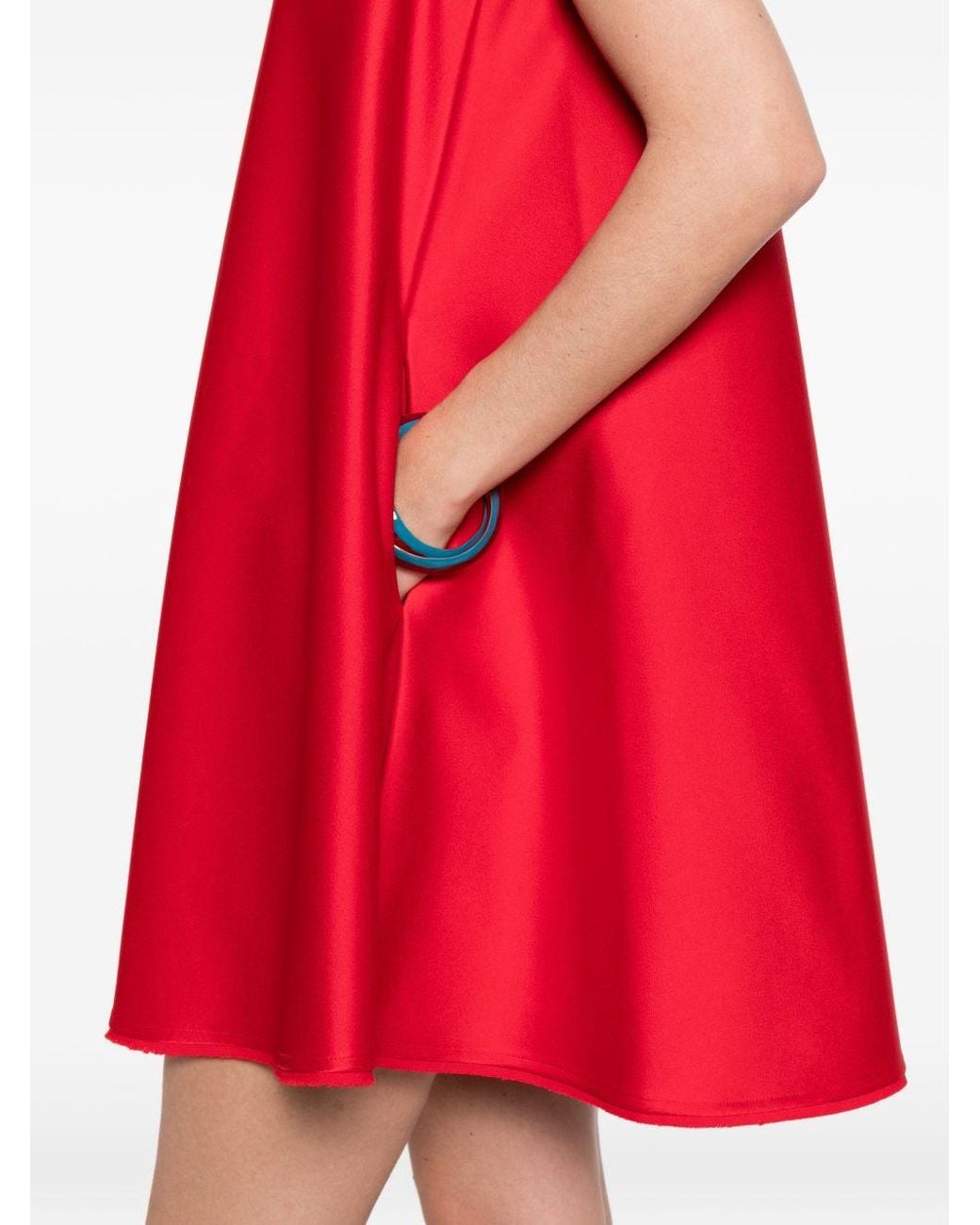 Stella McCartney Red A-Line Mini Dress