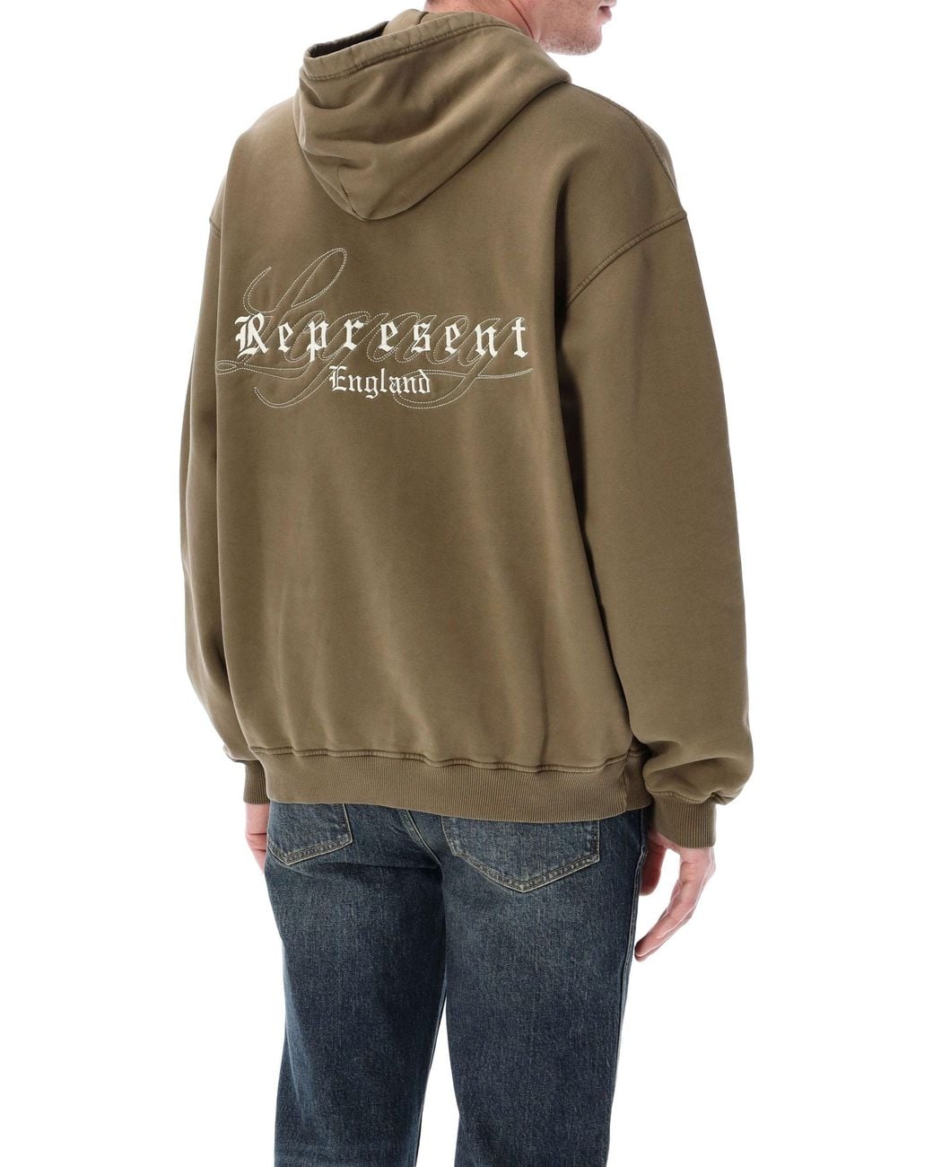 Represent Natural Legacy Overprint Hoodie for men
