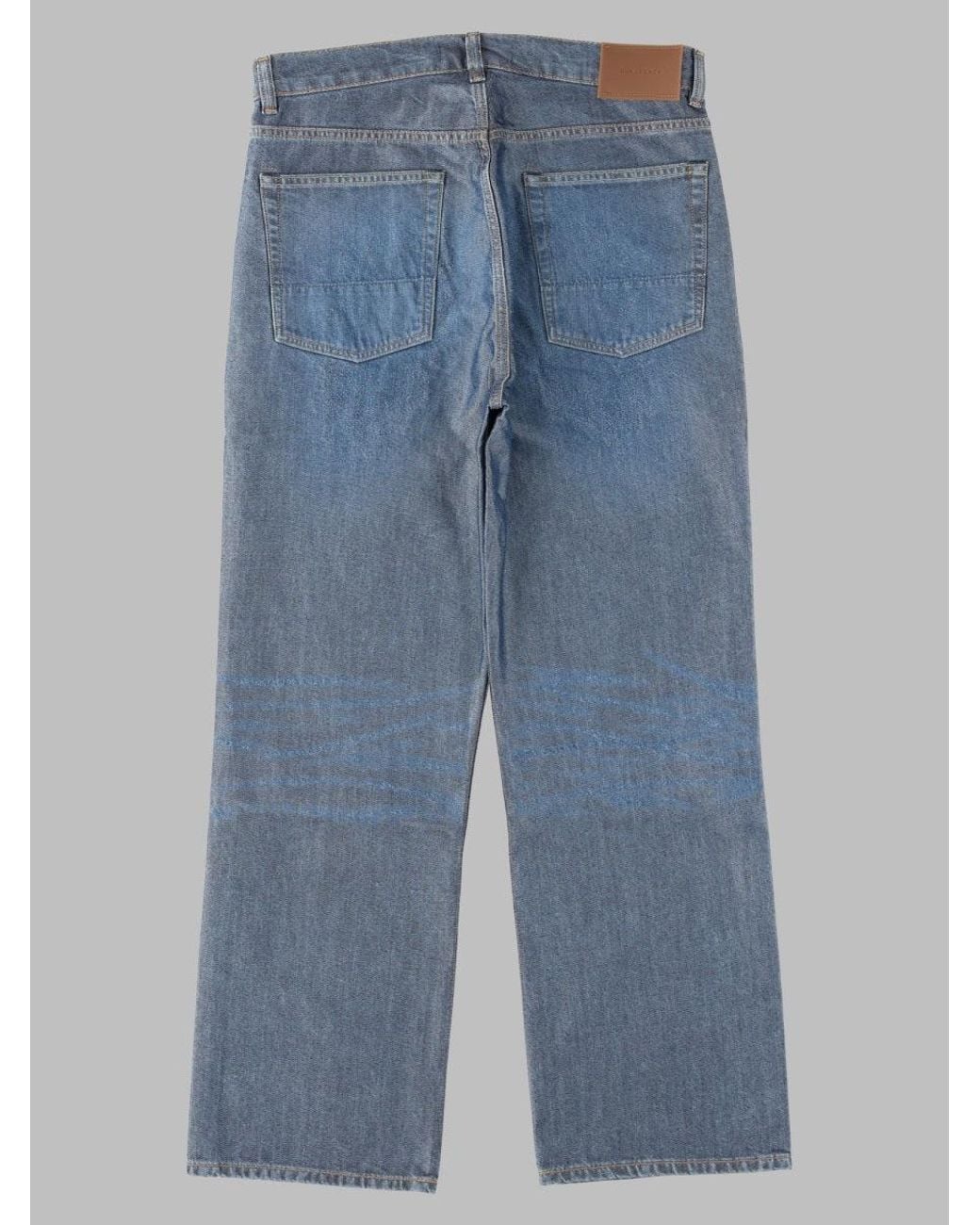 Our Legacy Blue Relaxed Fit Denim Trousers for men