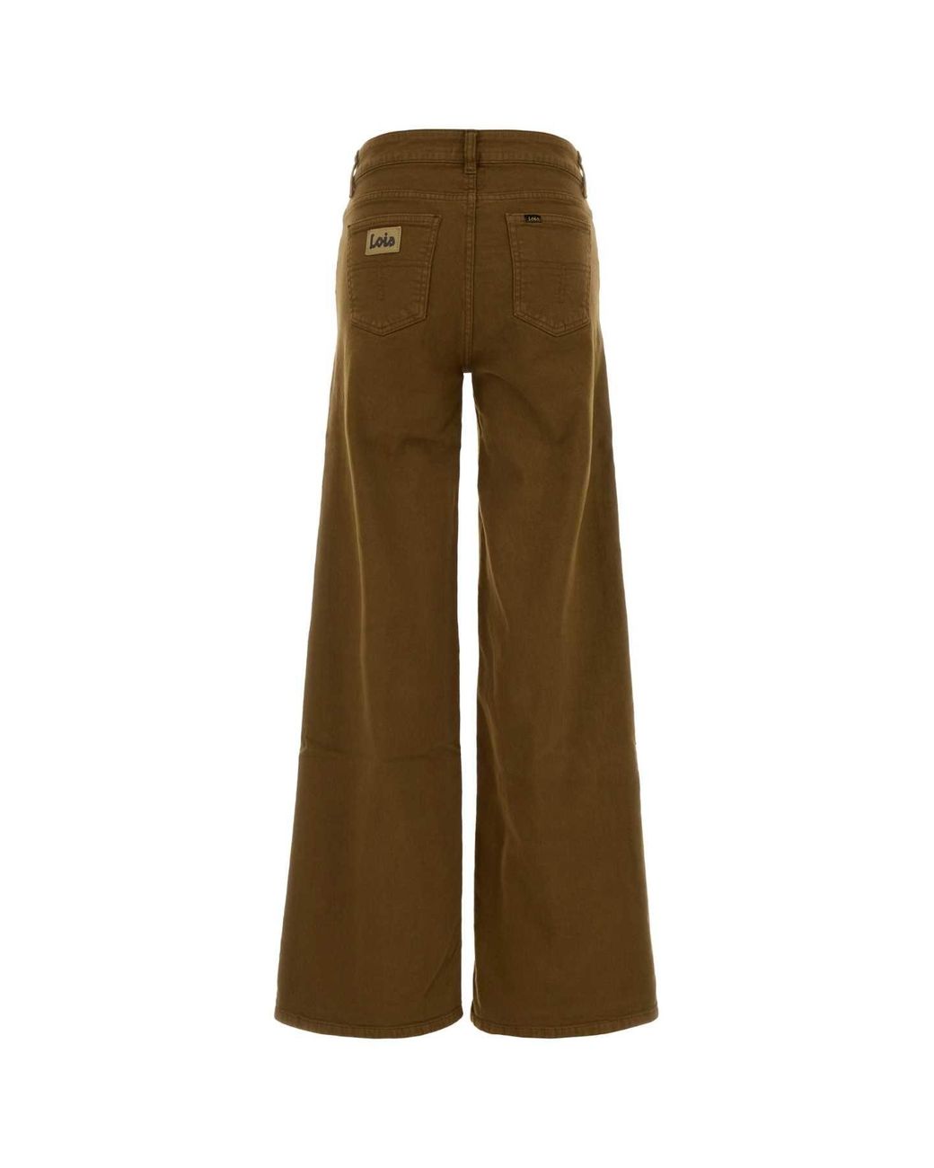 Lois Natural Mud Stretch Cotton Palazzo Pant