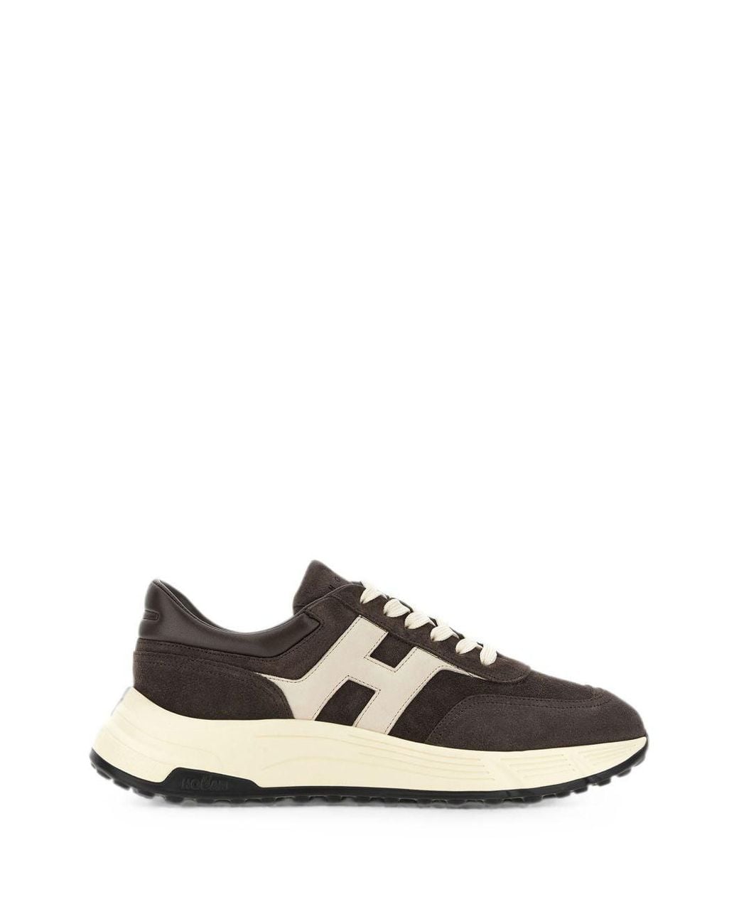 Hogan White Hyperlight Leather Sneakers