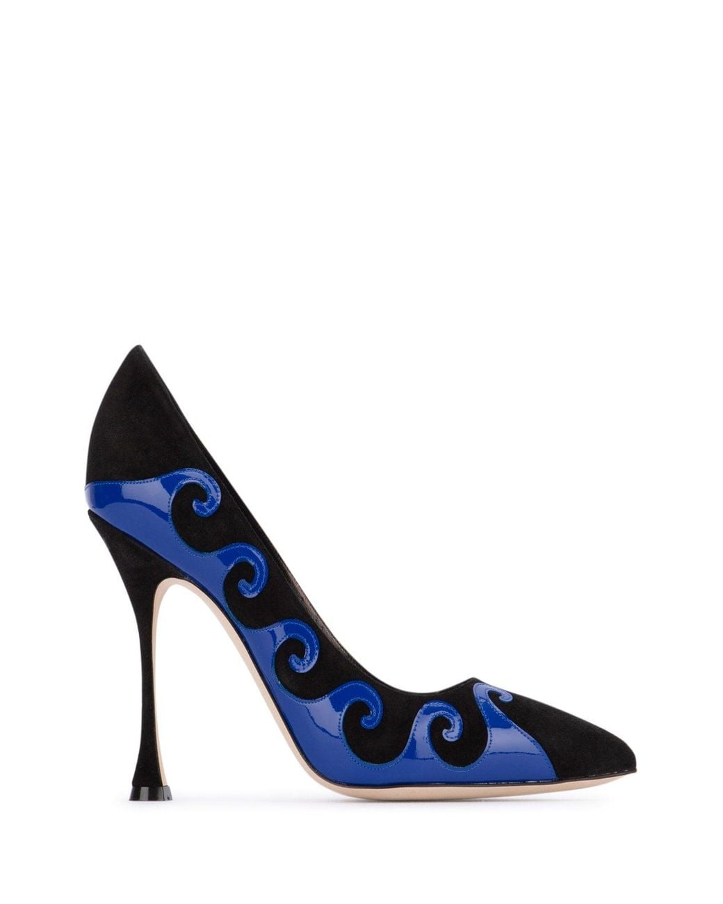 Manolo Blahnik Blue Heel Shoes