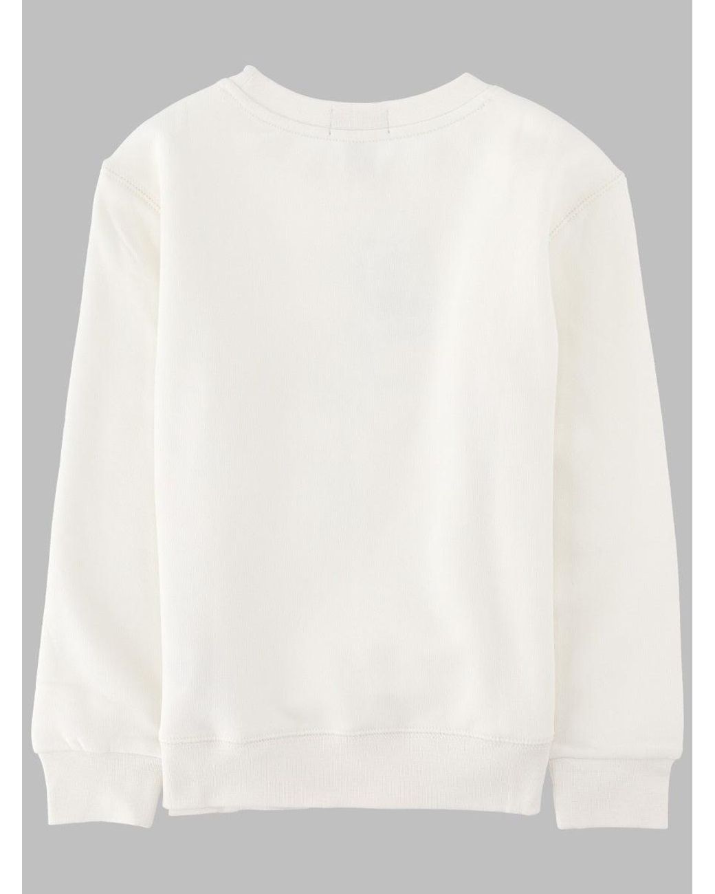 Polo Ralph Lauren White Kids' Polo Crew Knit Pullover Sweatshirt