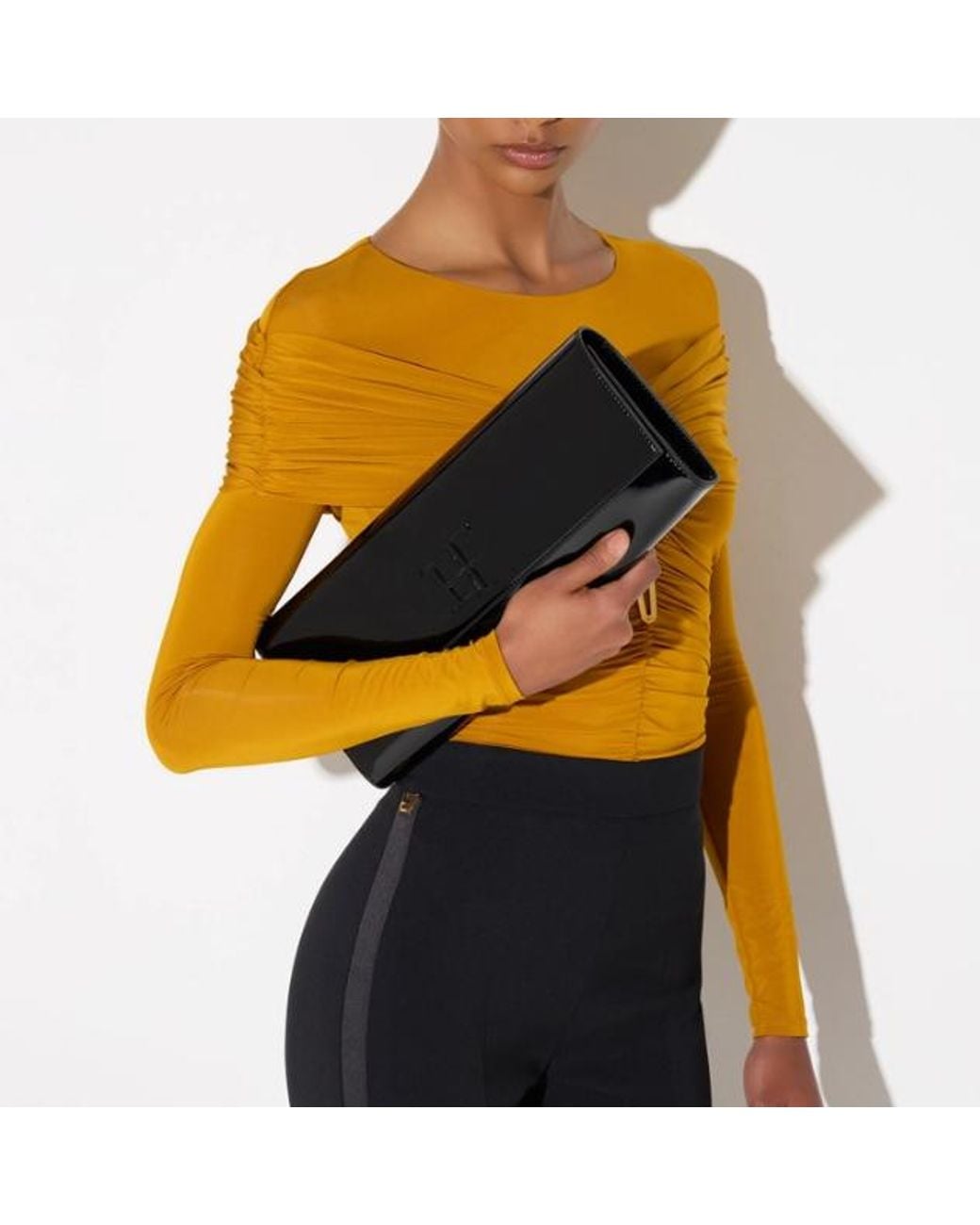 Elisabetta Franchi Black Clutch