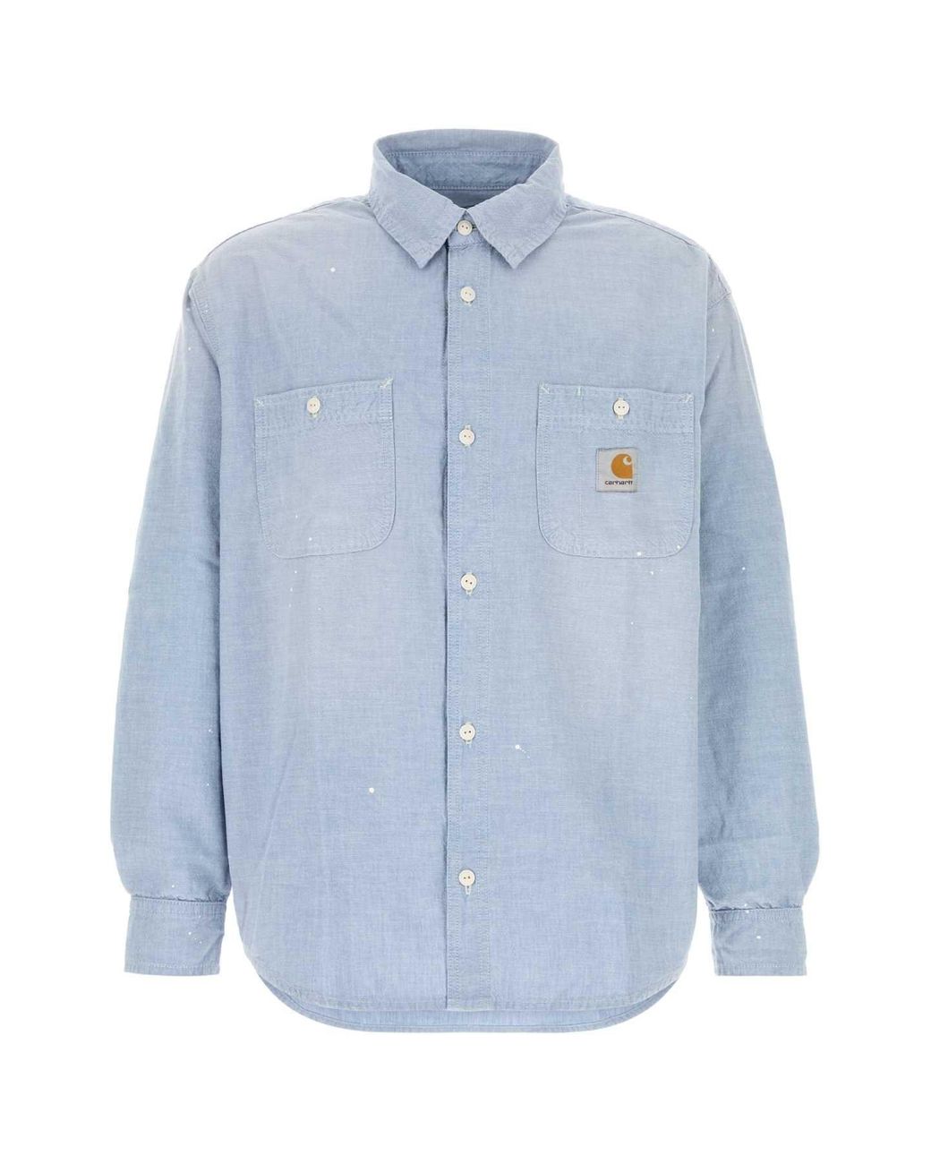 Carhartt Blue Denim L/s Painter Shirt for men