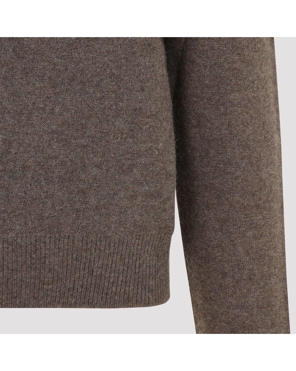 Bottega Veneta Brown Knit Polo